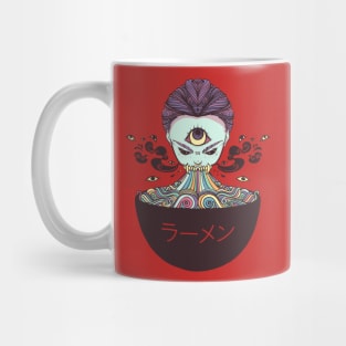 Magic Rainbow Ramen Noodle Anime Art Mug